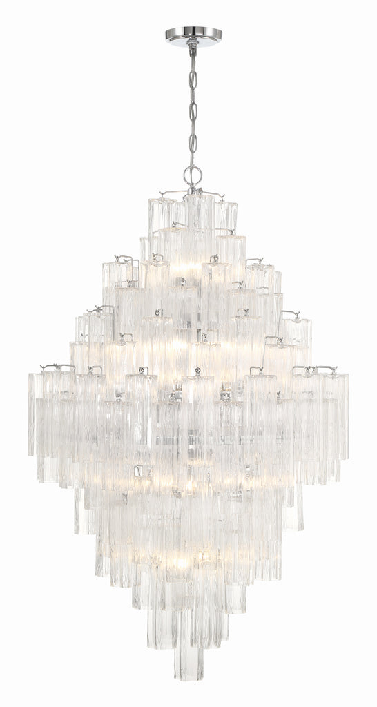 Addis 20 Light Polished Chrome Chandelier - C193-ADD-319-CH-CL