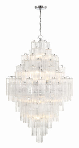 Addis 20 Light Polished Chrome Chandelier - C193-ADD-319-CH-CL