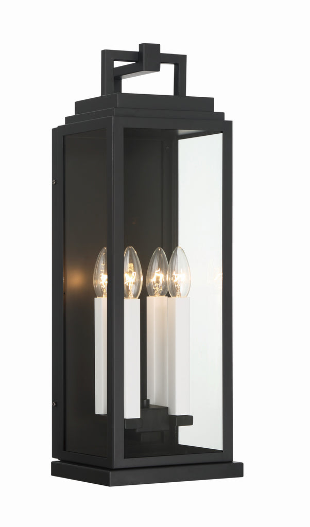 Aspen 4 Light Matte Black Outdoor Sconce - C193-ASP-8914-MK