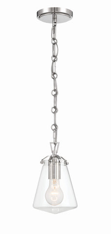 Voss 1 Light Polished Nickel Mini Pendant - C193-VSS-7002-PN