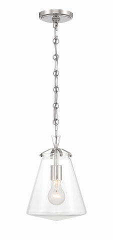 Voss 1 Light Polished Nickel Mini Pendant - C193-VSS-7003-PN