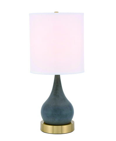ZC121-TL3022BR - Regency Decor: Quinn 1 light Brass Table Lamp