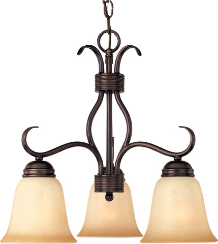 Basix 3-Light Chandelier Oil Rubbed Bronze - C157-10122WSOI