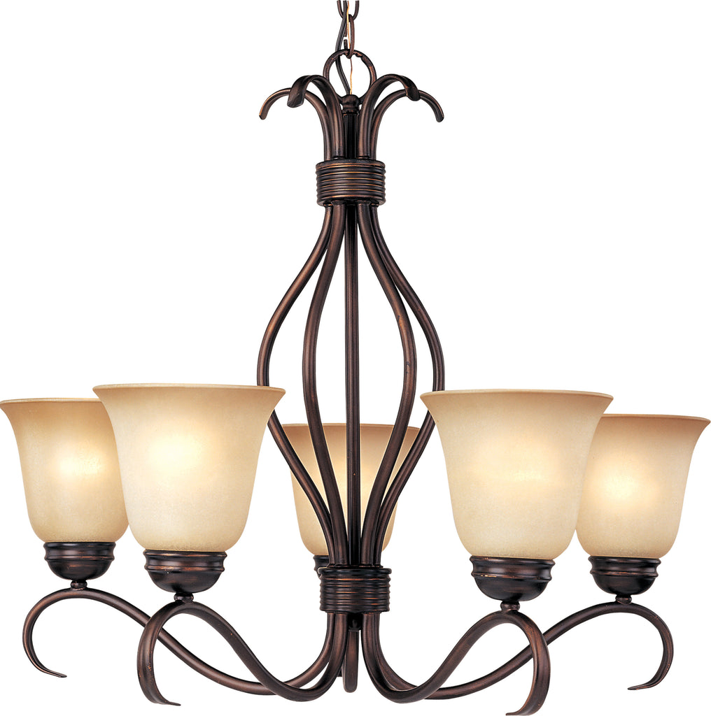 Basix 5-Light Chandelier Oil Rubbed Bronze - C157-10125WSOI