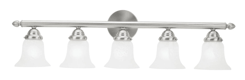 Livex Neptune 5 Light Brushed Nickel Bath Light - C185-1065-91