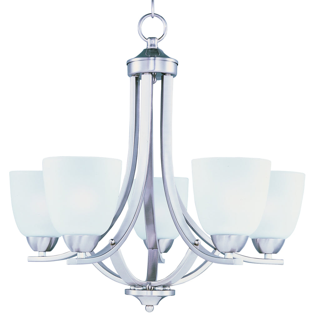 Axis 5-Light Chandelier Satin Nickel - C157-11225FTSN