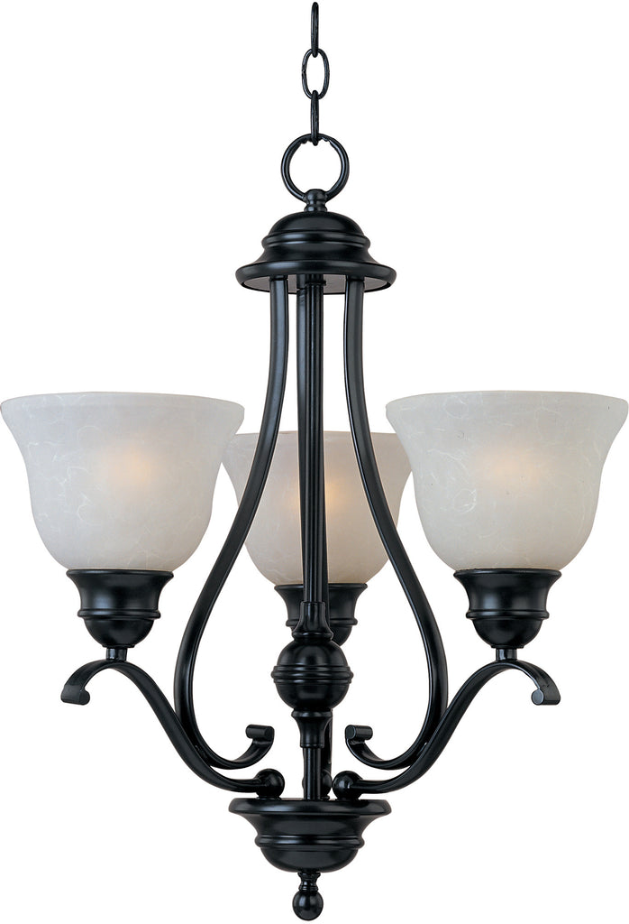 Linda 3-Light Chandelier Black - C157-11804ICBK