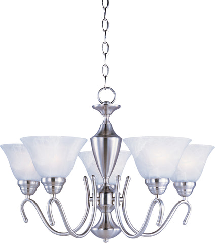 Newport 5-Light Chandelier Satin Nickel - C157-12063MRSN