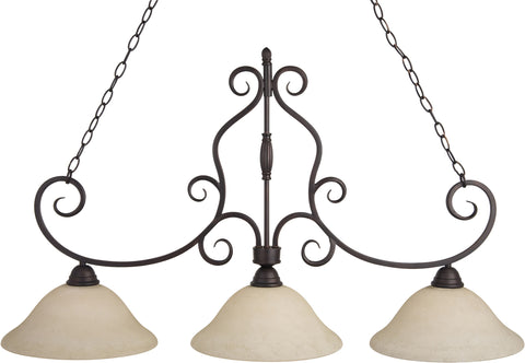 Manor 3-Light Pendant Oil Rubbed Bronze - C157-12208FIOI