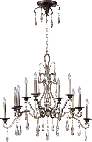 Chic 10-Light Chandelier Heritage - C157-14307HR