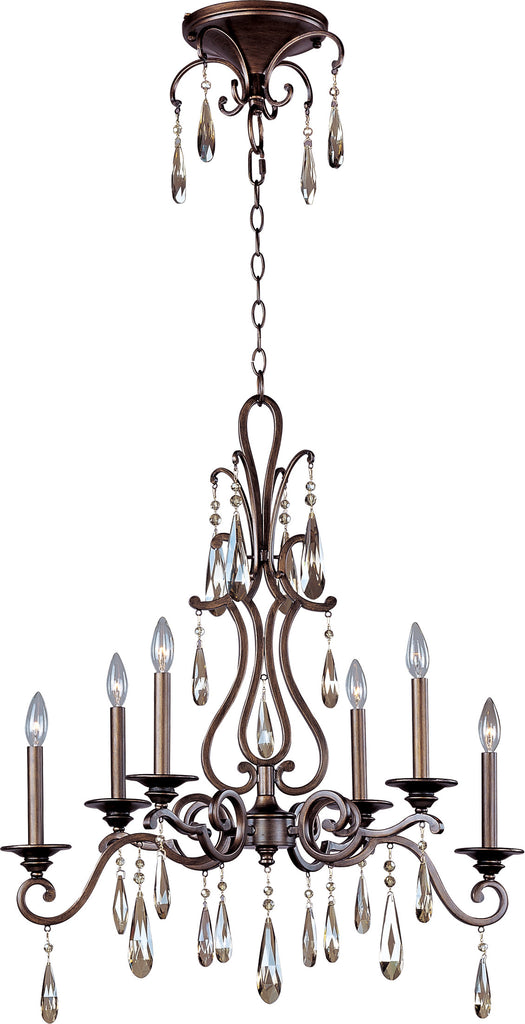 Chic 6-Light Chandelier Heritage - C157-14308HR