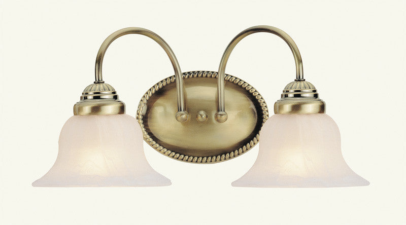 Livex Edgemont 2 Light Antique Brass Bath Light - C185-1532-01