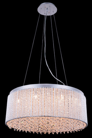 C121-2092D24C/RC - Regency Lighting: Influx 14 light Chrome Pendant Clear Royal Cut Crystal