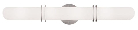 Livex Pelham 4 Light Brushed Nickel Bath Light - C185-1904-91