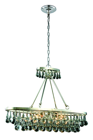 ZC121-1509D34PN - Urban Classic: Bettina 4 light Polished Nickel Pendant Clear Royal Cut Crystal