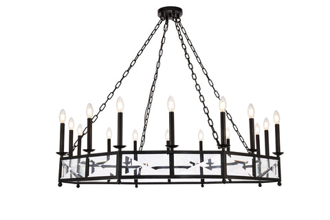 ZC121-1538D37VB - Urban Classic: Exeter 12 light Vintage Bronze Chandelier Clear Royal Cut Crystal