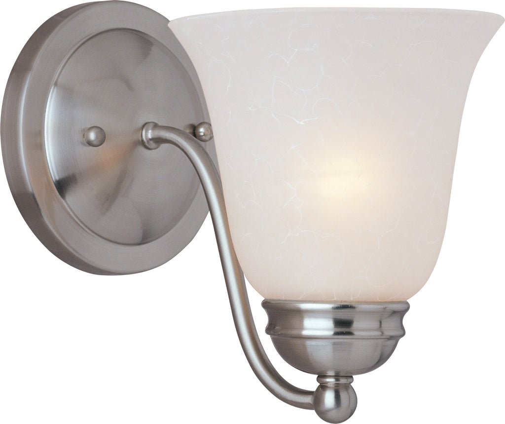 Basix 1-Light Wall Sconce Satin Nickel - C157-2120ICSN