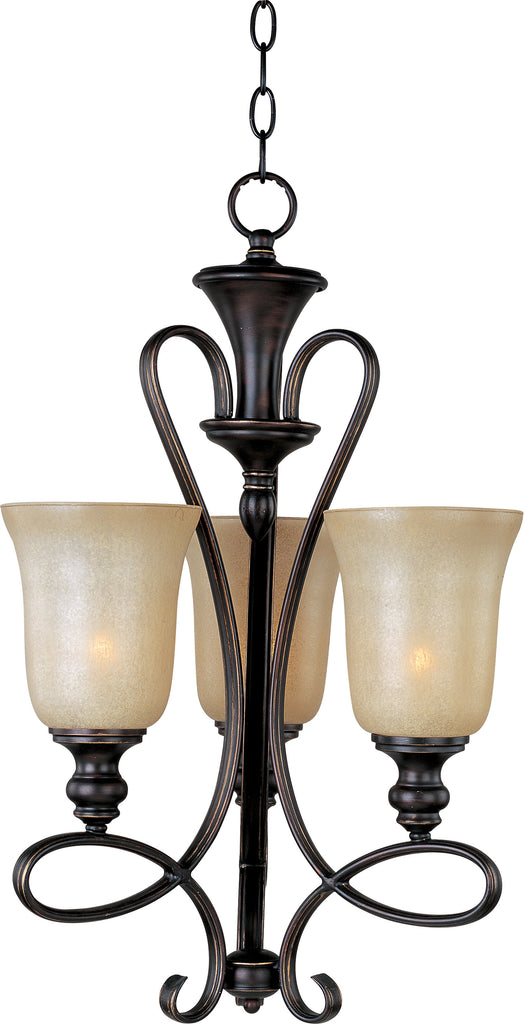 Infinity 3-Light Chandelier Oil Rubbed Bronze - C157-21304WSOI