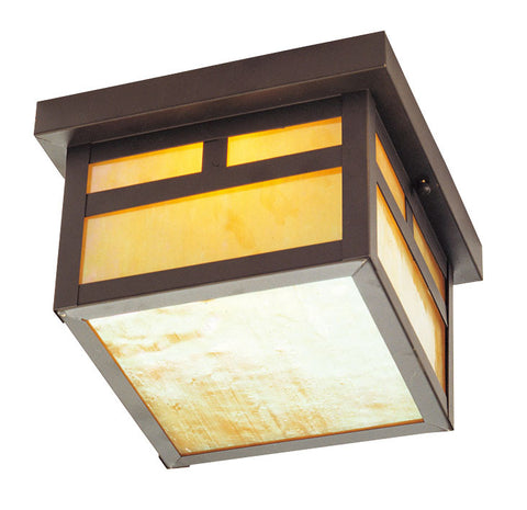 Livex Montclair Mission 1 Light Bronze Outdoor Ceiling Mount - C185-2138-07