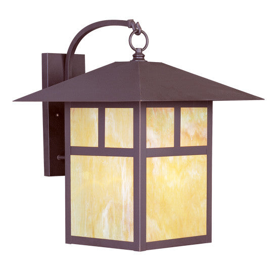 Livex Montclair Mission 1 Light Bronze Outdoor Wall Lantern - C185-2143-07