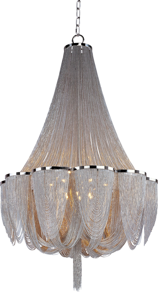 Chantilly 14-Light Chandelier Polished Nickel - C157-21468NKPN