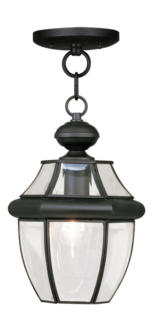 Livex Monterey 1 Light Black Outdoor Chain Lantern  - C185-2152-04