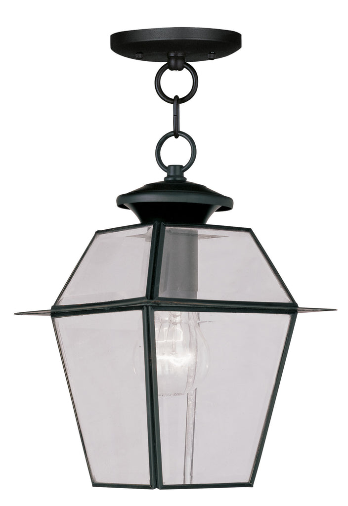 Livex Westover 1 Light Black Outdoor Chain Lantern  - C185-2183-04