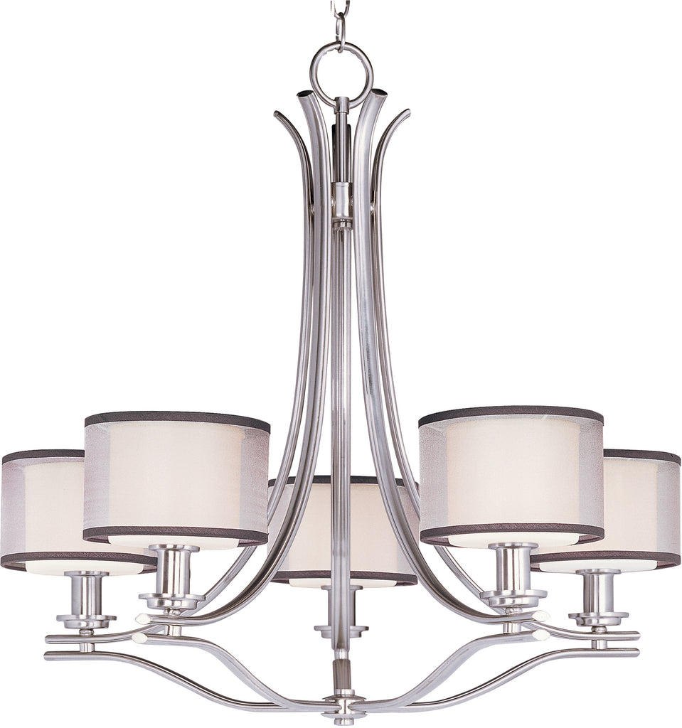 Orion 5-Light Chandelier Satin Nickel - C157-23035SWSN