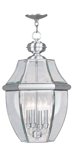 Livex Monterey 4 Light BN Outdoor Chain Lantern  - C185-2357-91