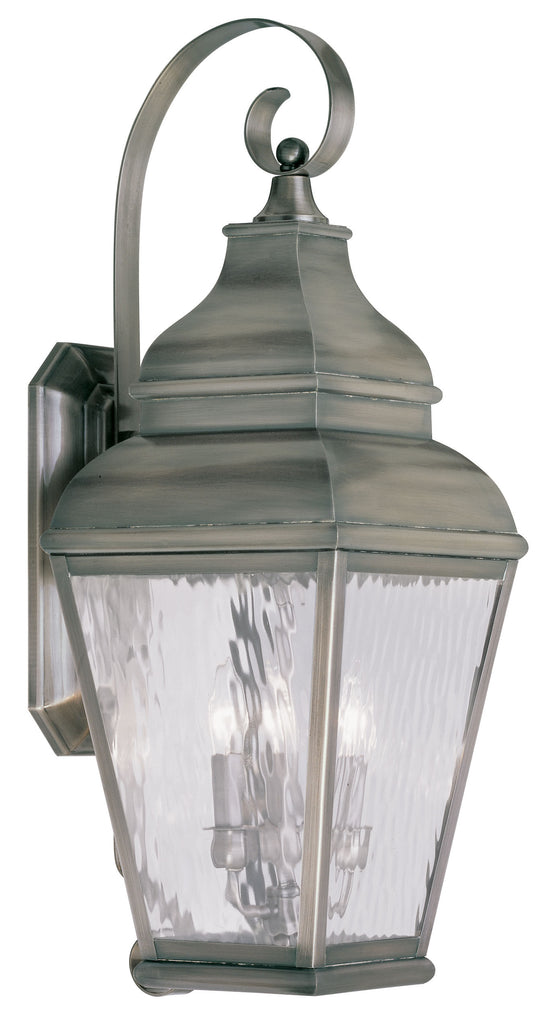 Livex Exeter 3 Light VPW Outdoor Wall Lantern - C185-2605-29