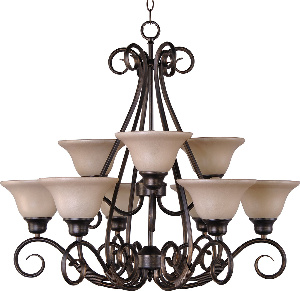 Pacific 9-Light Chandelier Kentucky Bronze - C157-2658WSKB