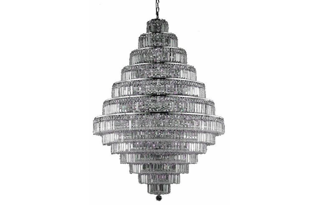 C121-2038G42C/RC - Regency Lighting: Maxime 38 light Chrome Chandelier Clear Royal Cut Crystal