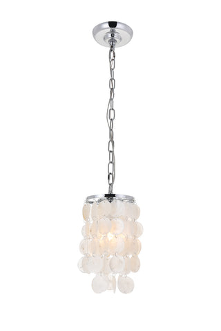 ZC121-LD5050D6C - Living District: Selene 1 light Chrome Pendant