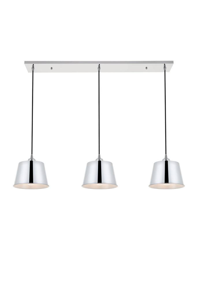 ZC121-LD4057D40C - Living District: Nota 3 light chrome Pendant