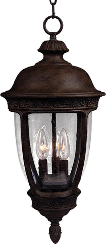 Knob Hill VX 3-Light Outdoor Hanging Lantern Sienna - C157-40467CDSE