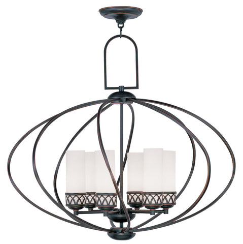 Livex Westfield 6 Light Olde Bronze Chandelier - C185-4726-67