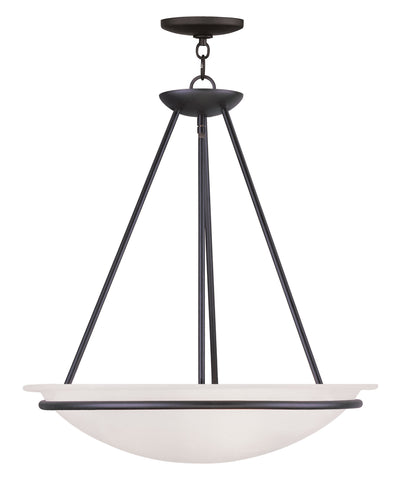 Livex Newburgh 3 Light Black Pendant - C185-4826-04