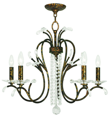 Livex Serafina 5 Light VBR Chandelier - C185-51005-71