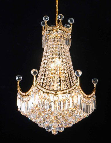 French Empire Empress Crystal(Tm) Chandelier Lighting H 28" W 20" - Cjd-Cg/2179/20