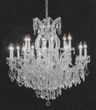 Set of 2-1 Chandelier Crystal Lighting Empress Crystal (TM) Chandeliers H 38" W37" and 1 Large Foyer/Entryway Maria Theresa Empress Crystal (tm) Chandelier Chandeliers Lighting! H 52" W 52" - 1EA CS/1/21510/15+1 + 1EA CS/918/36