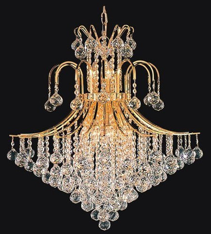 French Empire Crystal Chandelier Chandeliers Lighting H35" X W31" - J10--26068/14