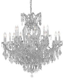 Set of 2-1 Chandelier Crystal Lighting Chandeliers - Great for The Dining Room, Foyer, Living Room! H30 X W28 and 1 Chandelier Crystal Lighting Empress Crystal (TM) H38" W37" - CS/21532/12+1 + CS/1/21510/15+1