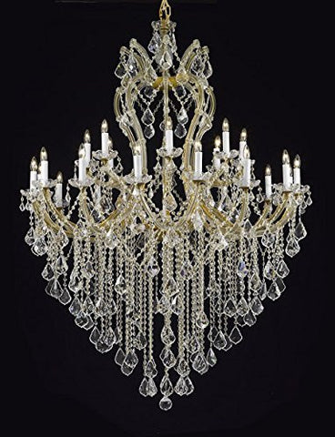 Maria Theresa Chandelier Crystal Lighting Chandeliers Dressed With Empress Crystal (Tm) H 60" W 46" Great For Large Foyer / Entryway - G83-Cg/2/2007/24+1