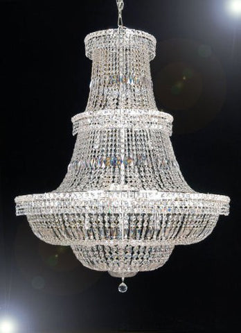 French Empire Crystal Chandelier Lighting H66" W44" - A93-Cs/454/24