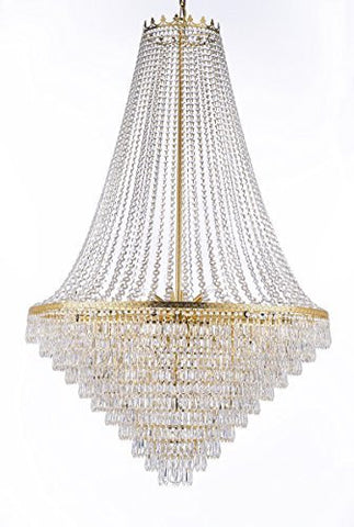 French Empire Empress Crystal (Tm) Chandelier Lighting H66" W44" - A93-864/24