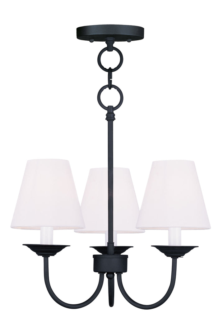 Livex Mendham 3 Light Black Chain Hang/Ceiling Mount - C185-5273-04