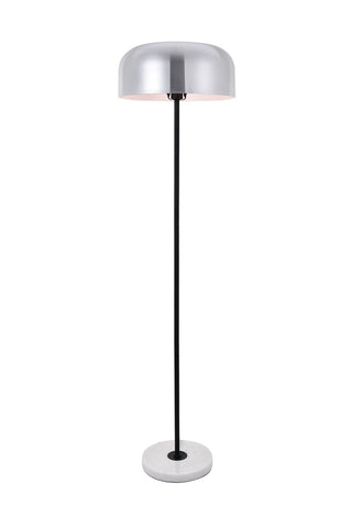 ZC121-LD4070F16BN - Living District: Exemplar 1 light brushed nickel Floor lamp