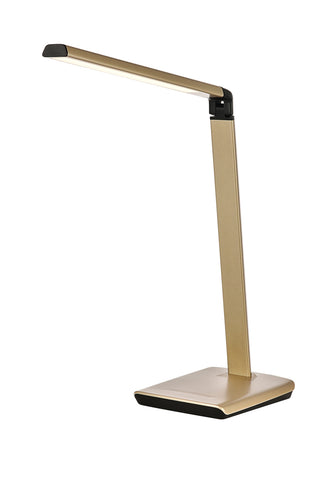 ZC121-LEDDS002 - Regency Decor: Illumen Collection 1-Light champagne gold Finish LED Desk Lamp