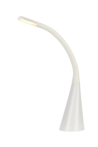 ZC121-LEDDS004 - Regency Decor: Illumen Collection 1-Light glossy frosted white Finish LED Desk Lamp