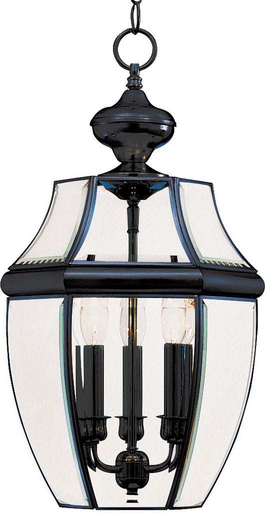 South Park 3-Light Outdoor Hanging Lantern Black - C157-6095CLBK